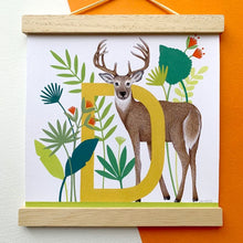 Load image into Gallery viewer, Alphabet Animal prints = D