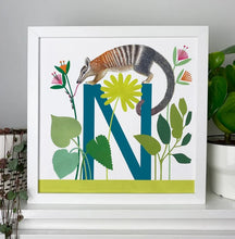Load image into Gallery viewer, Alphabet Animal prints - N