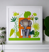 Load image into Gallery viewer, Alphabet Animal prints - E