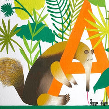 Load image into Gallery viewer, Alphabet Animal prints - A