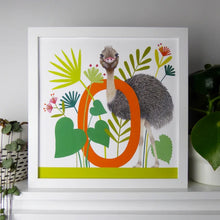 Load image into Gallery viewer, Alphabet Animal prints - O