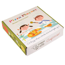 Load image into Gallery viewer, Wooden Toy Pizza In Box