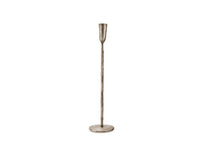 Load image into Gallery viewer, Large Mbata Black and Brass Candlestick Nkuku