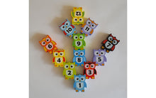 Load image into Gallery viewer, Wooden Stacking Owls