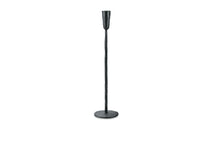 Load image into Gallery viewer, Large Mbata Black and Brass Candlestick Nkuku