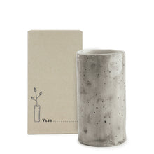 Load image into Gallery viewer, Small hand painted vase-Speckled wash
