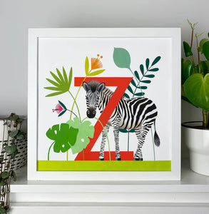 Alphabet Animal prints - Z