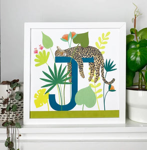 Alphabet Animal prints - J