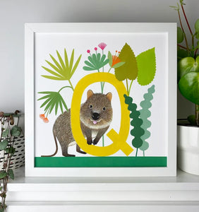 Alphabet Animal prints - Q