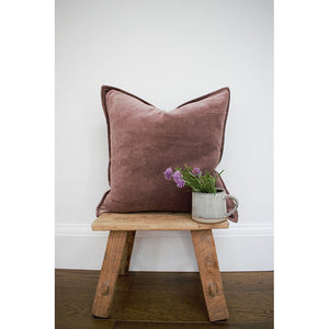 Velvet Cushion - Heather