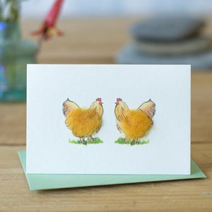 Chicken Buff Orpington Mini Card