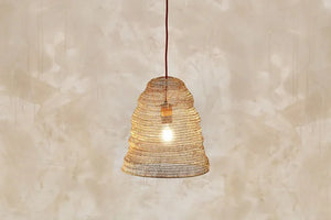 Antiqued Brass Jatani Wire Lampshade