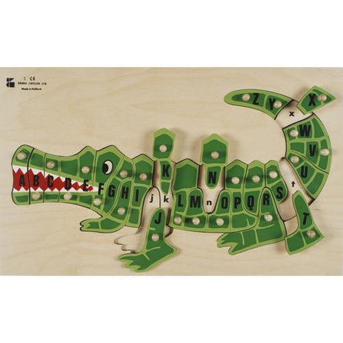 ABC Alligator Peg Puzzle