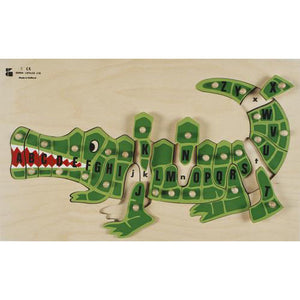ABC Alligator Peg Puzzle