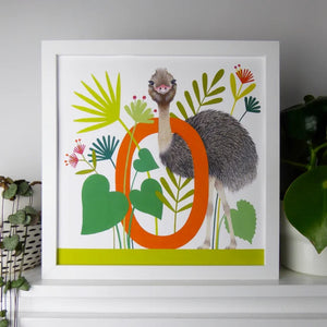 Alphabet Animal prints - O
