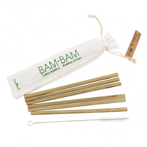 Set of 6 Bam Bam Bamboo Cookut Straws