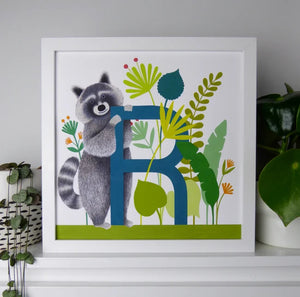 Alphabet Animal prints - R