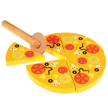 Load image into Gallery viewer, Wooden Toy Pizza In Box
