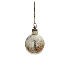 Ometti Giant Round Bauble - Rustic Gold