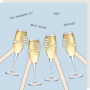 Well Done - champagne flutes
